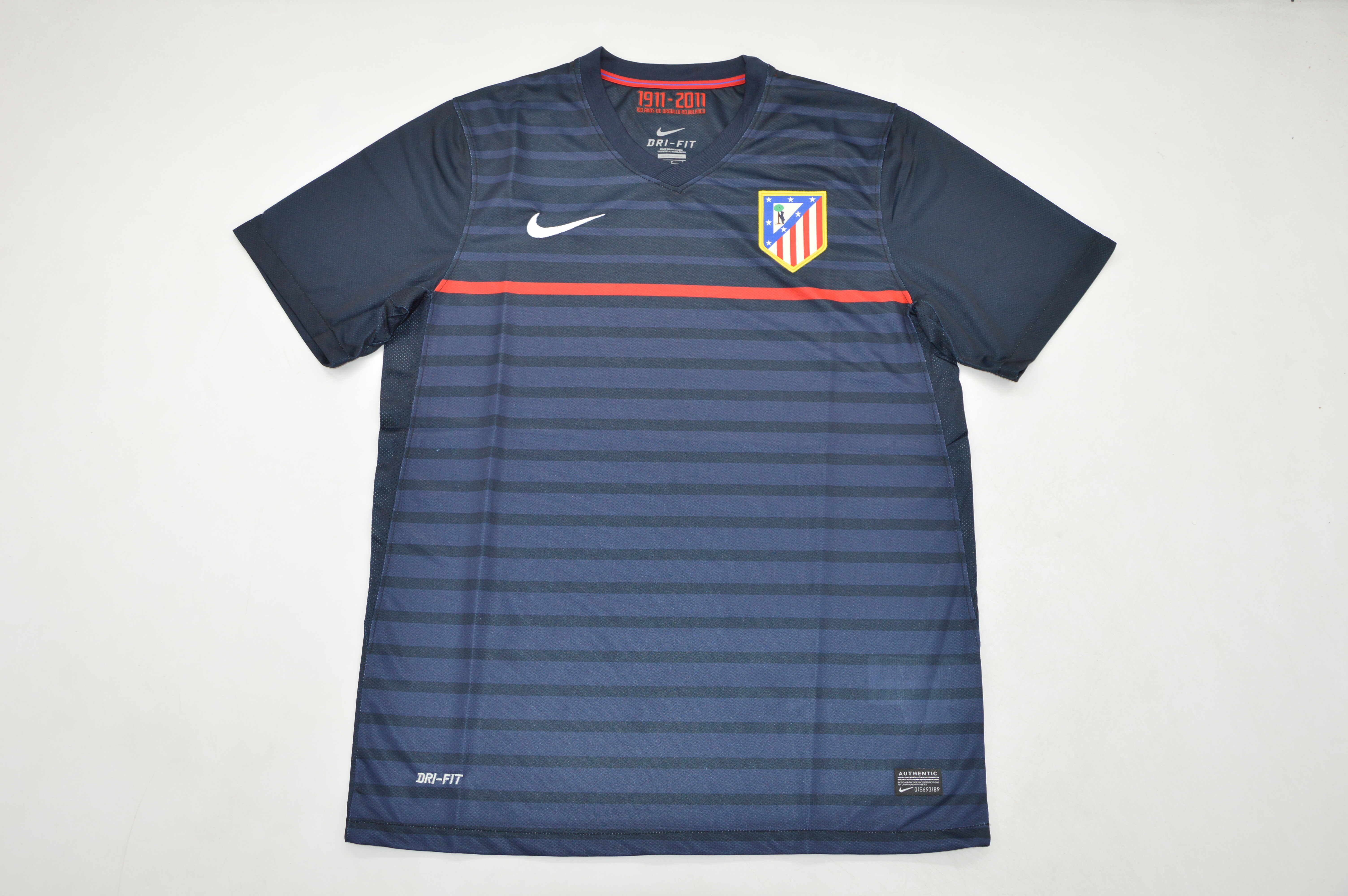 AAA Quality Atletico Madrid 11/12 Away Navy Blue Jersey